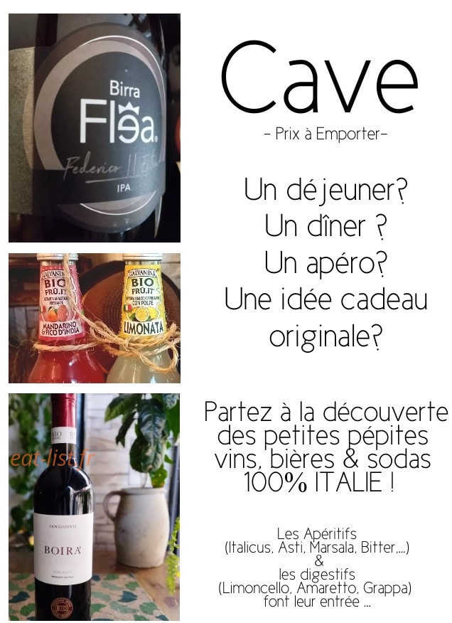 La Cucina — carte page 1