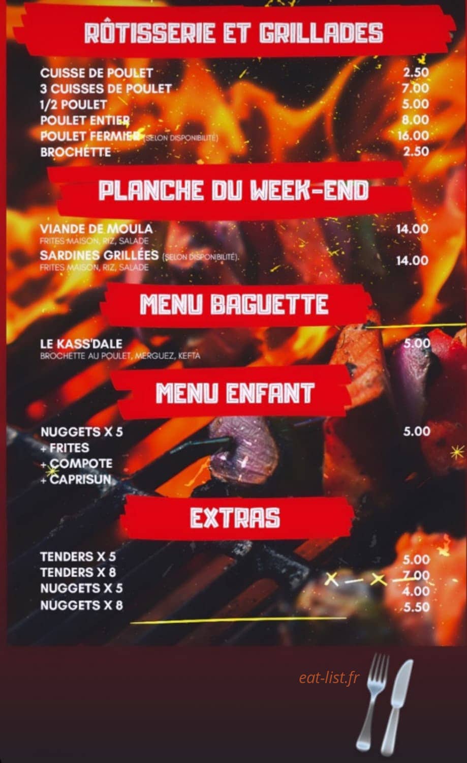 La'Rotisserie — carte page 1