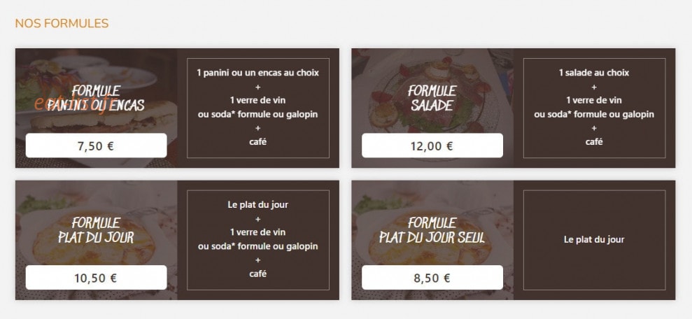 Le Glacier — carte page 1