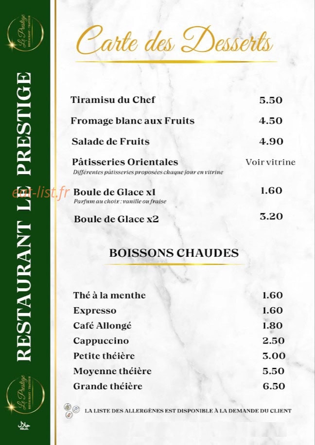 Le Prestige — carte page 8