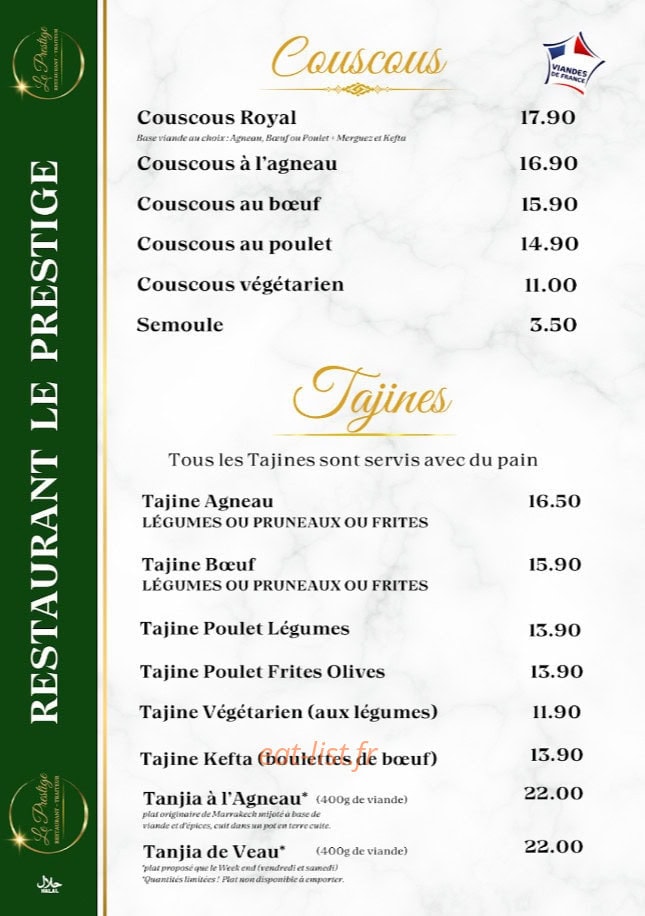 Le Prestige — carte page 6