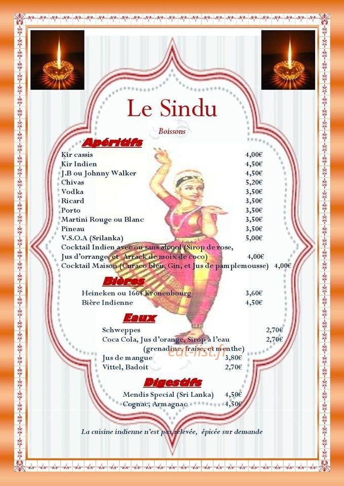 Le Sindu — carte page 1