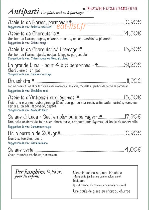 Luca — carte page 1