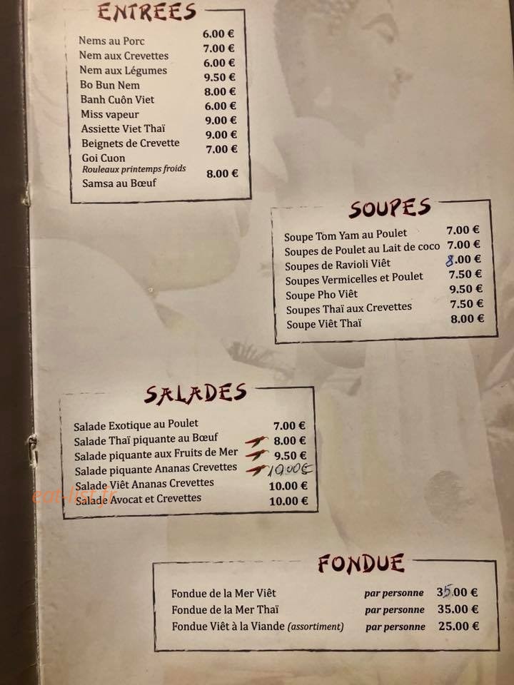 Madame Anh — carte page 2