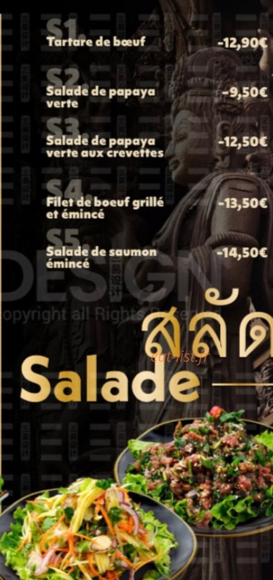 Maï Thai — carte page 2