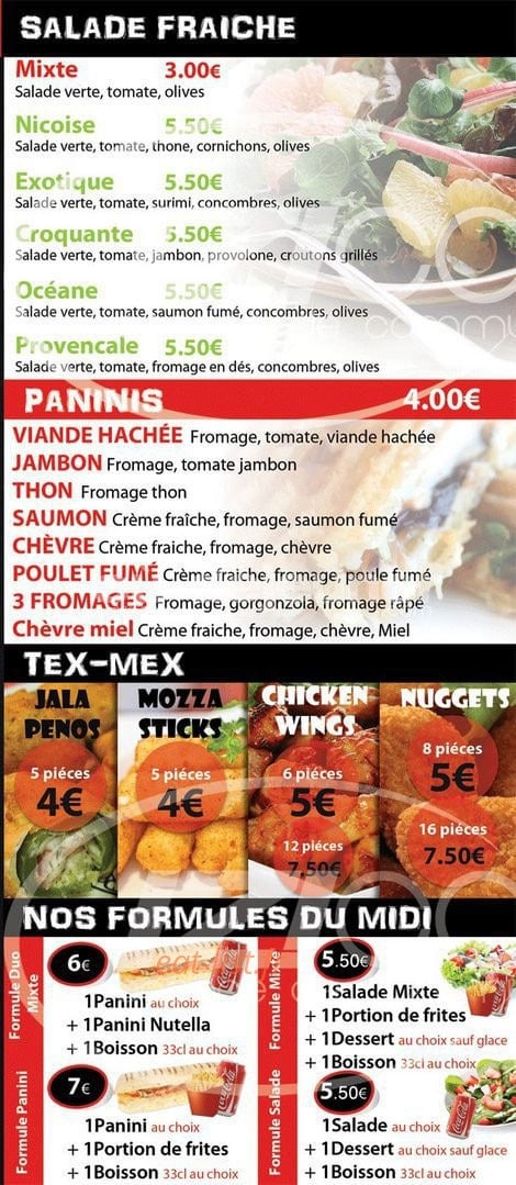 Pizza one — carte page 3