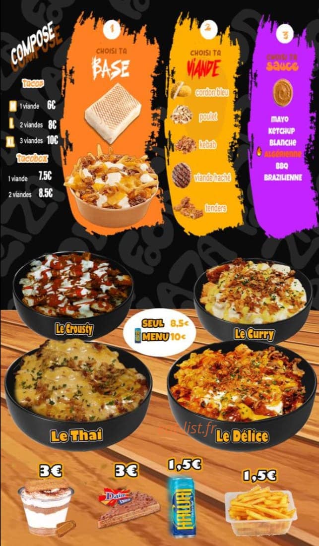 Plaza Food — carte page 2