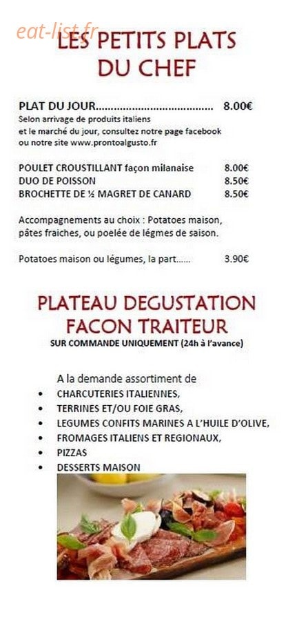 Pronto al Gusto — carte page 5