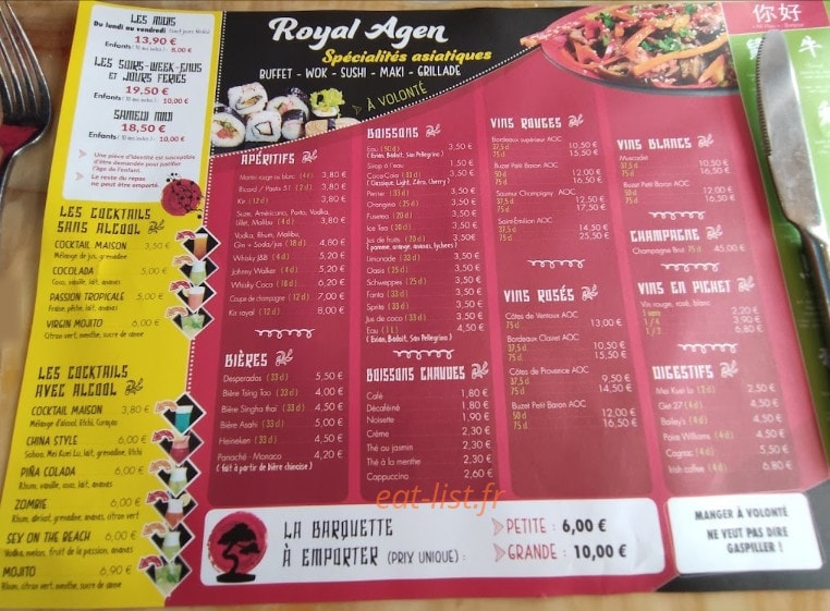 Royal Agen — carte page 1