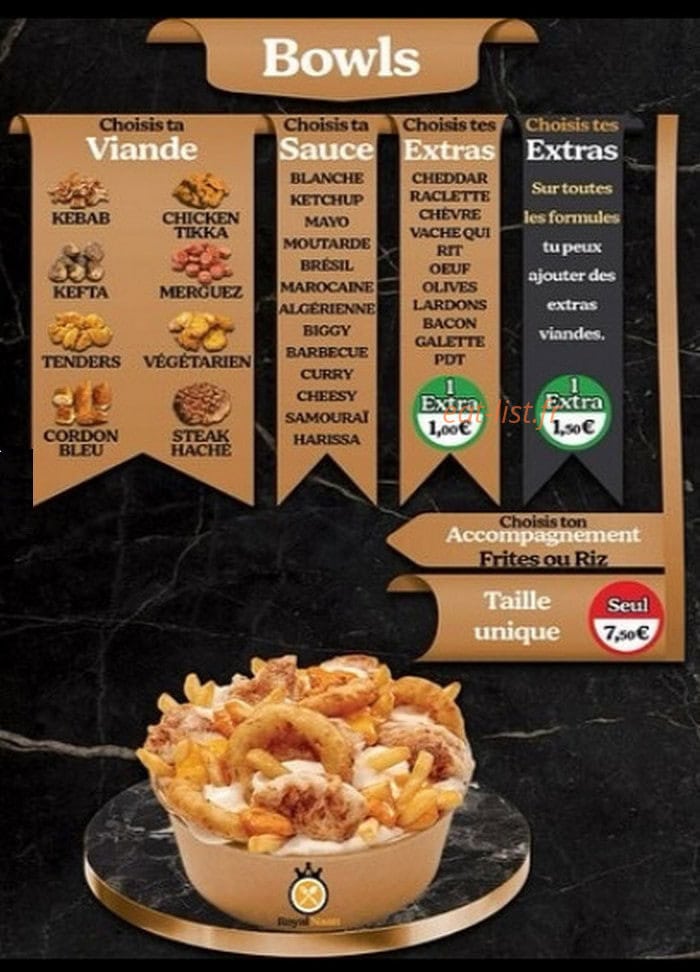 Royal Naan — carte page 7