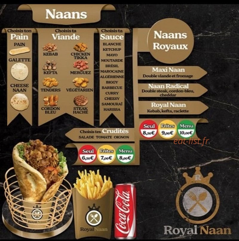 Royal Naan — carte page 5