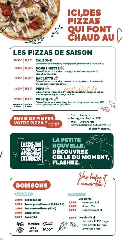 Tutti Pizza — carte page 2