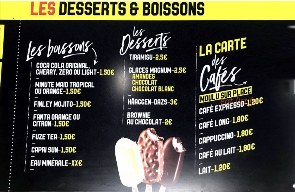 Y'a Bon — carte page 4