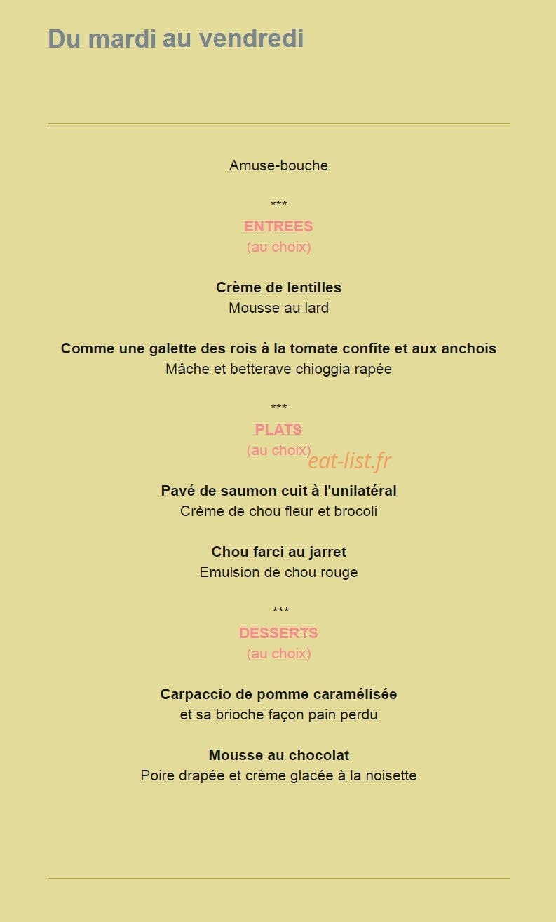 Au Bord de la Source — carte page 4