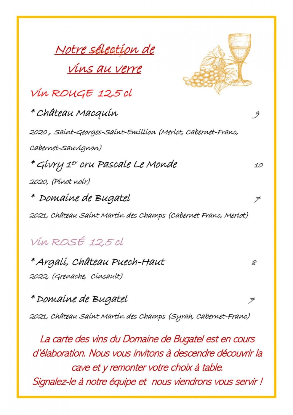 Domaine de Bugatel — carte page 10