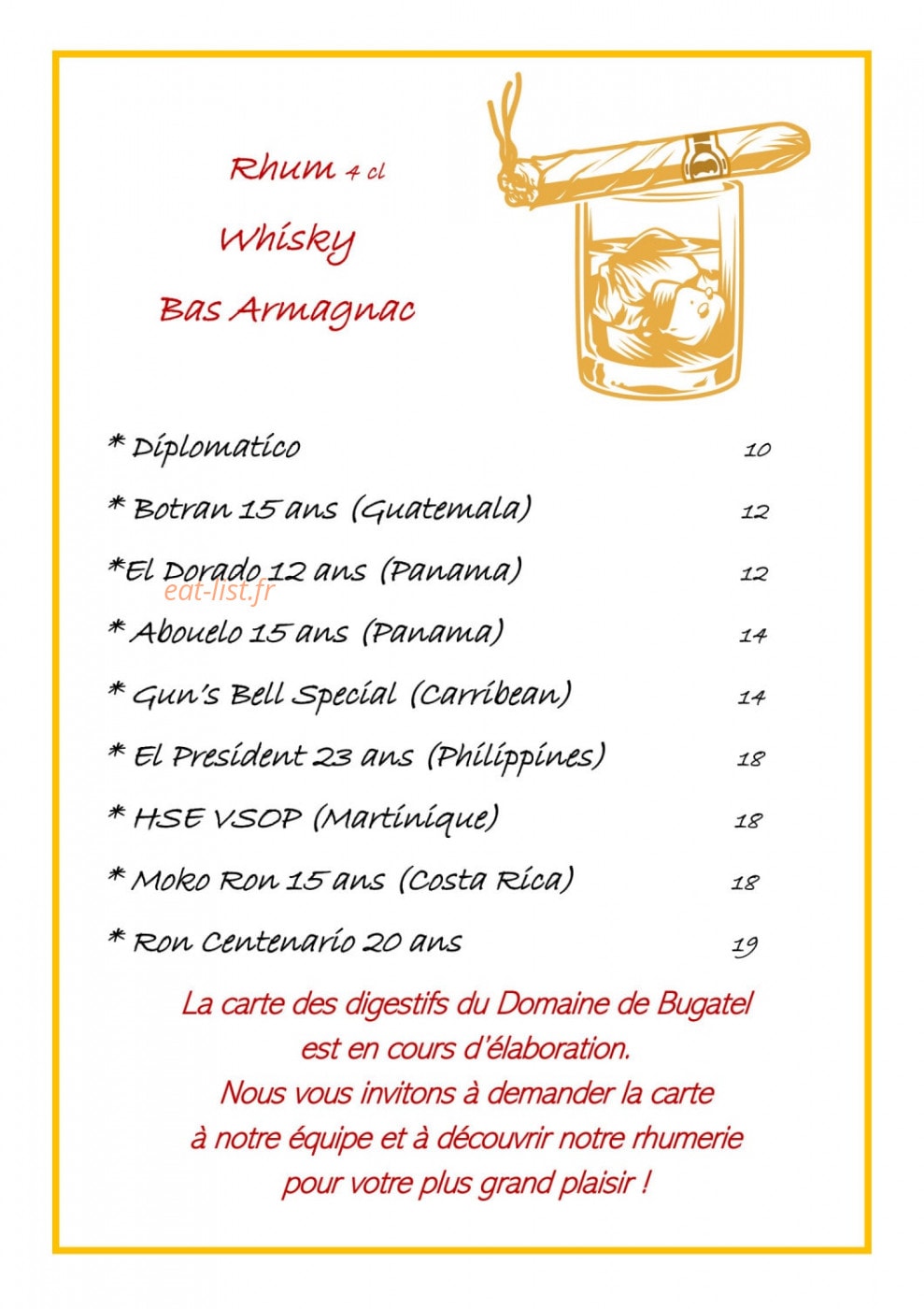 Domaine de Bugatel — carte page 20