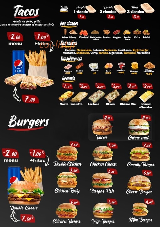 Naan korner — carte page 3
