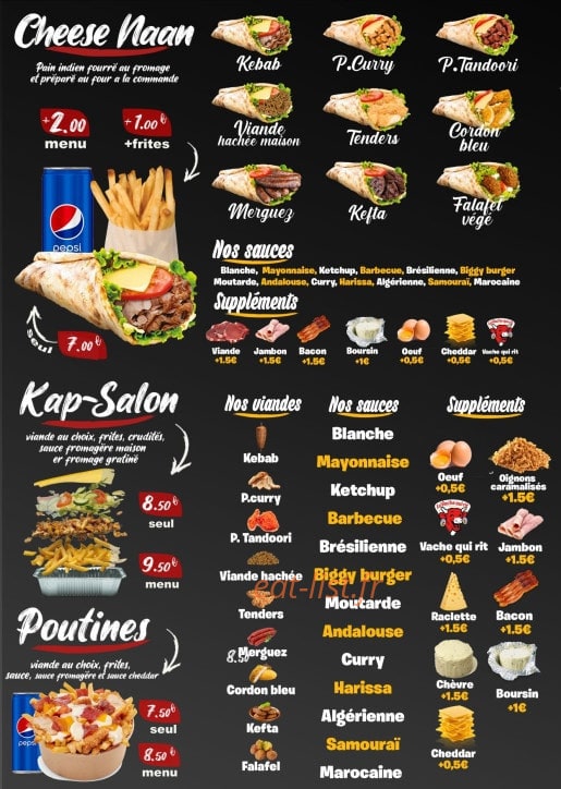Naan korner — carte page 2