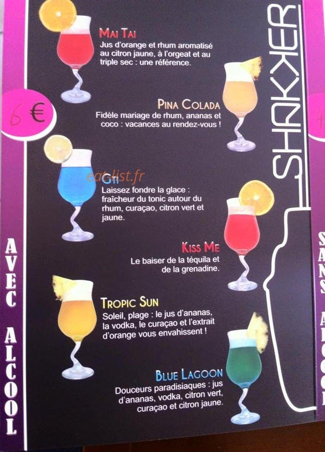 Cafe de la paix — carte page 1