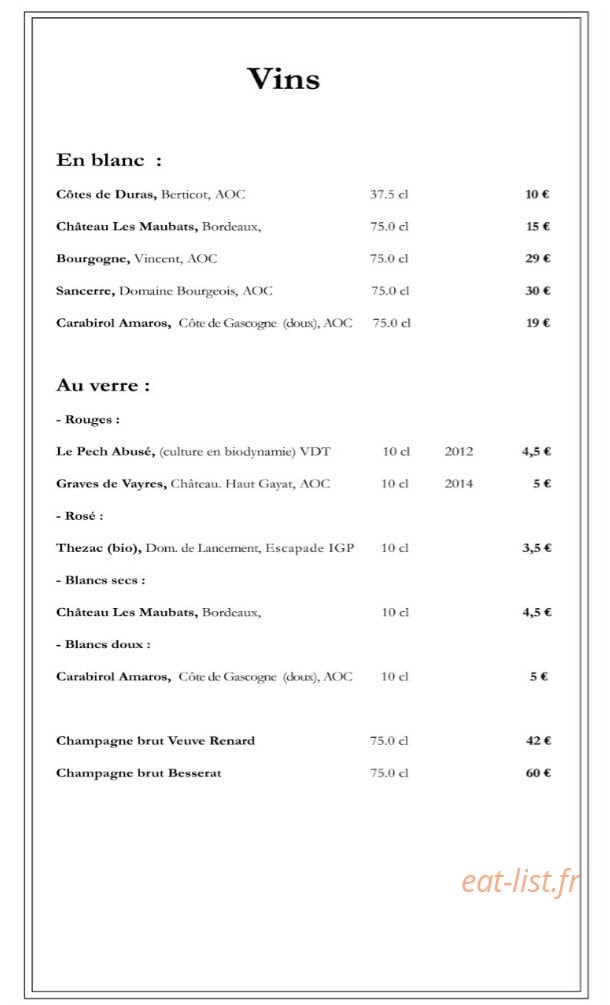 Le Bombecul — carte page 3