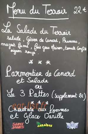 Le Canard à 3 Pattes — carte page 1