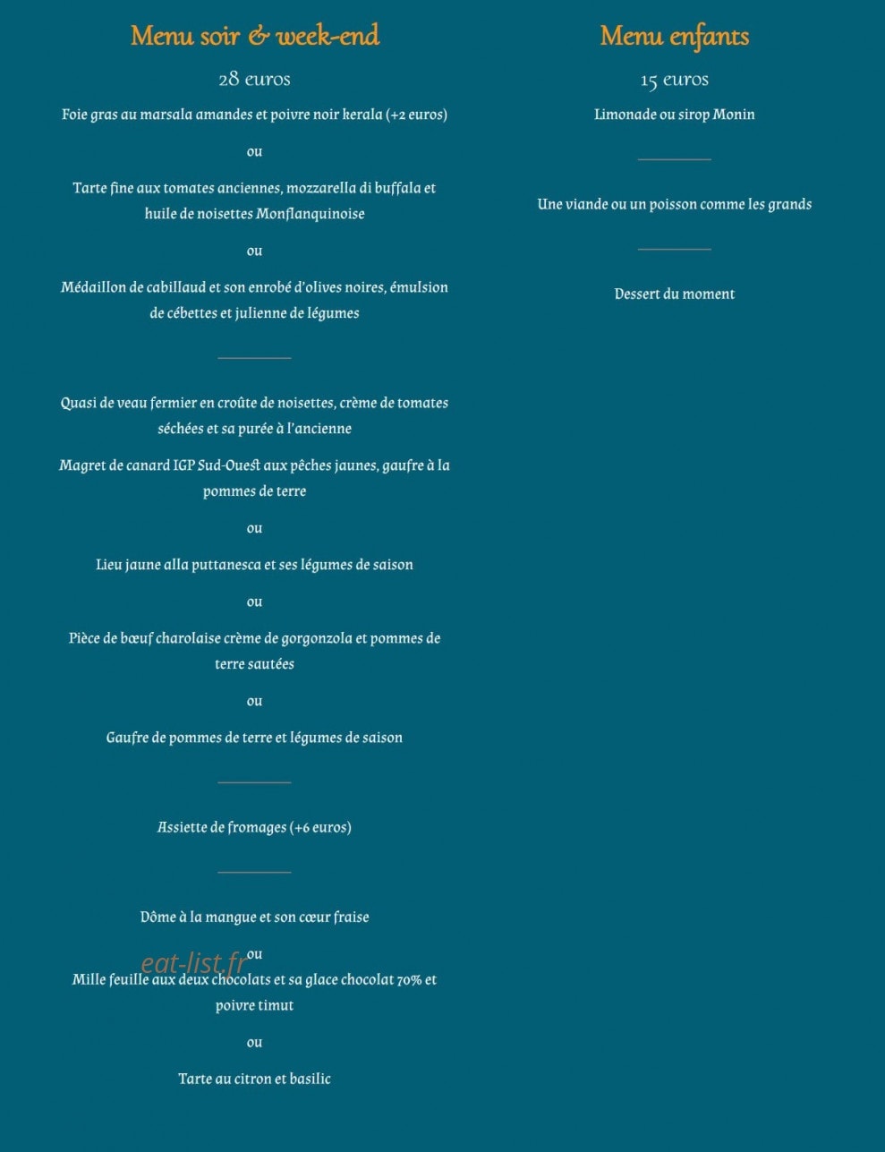 L'effet maison — carte page 2