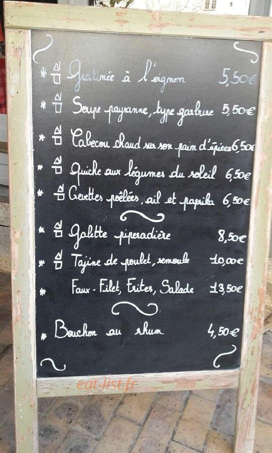 La Bastide — carte page 1