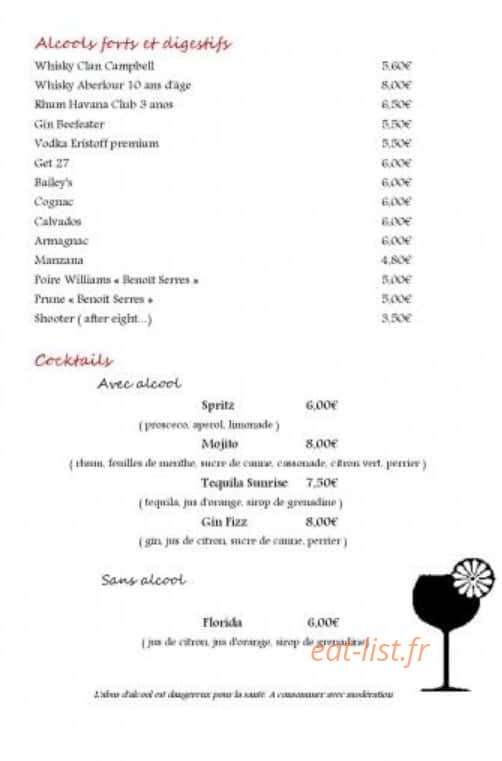 La Grappe de Raisin — carte page 7