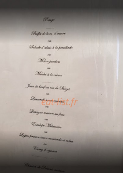 Le Vigneron — carte page 1