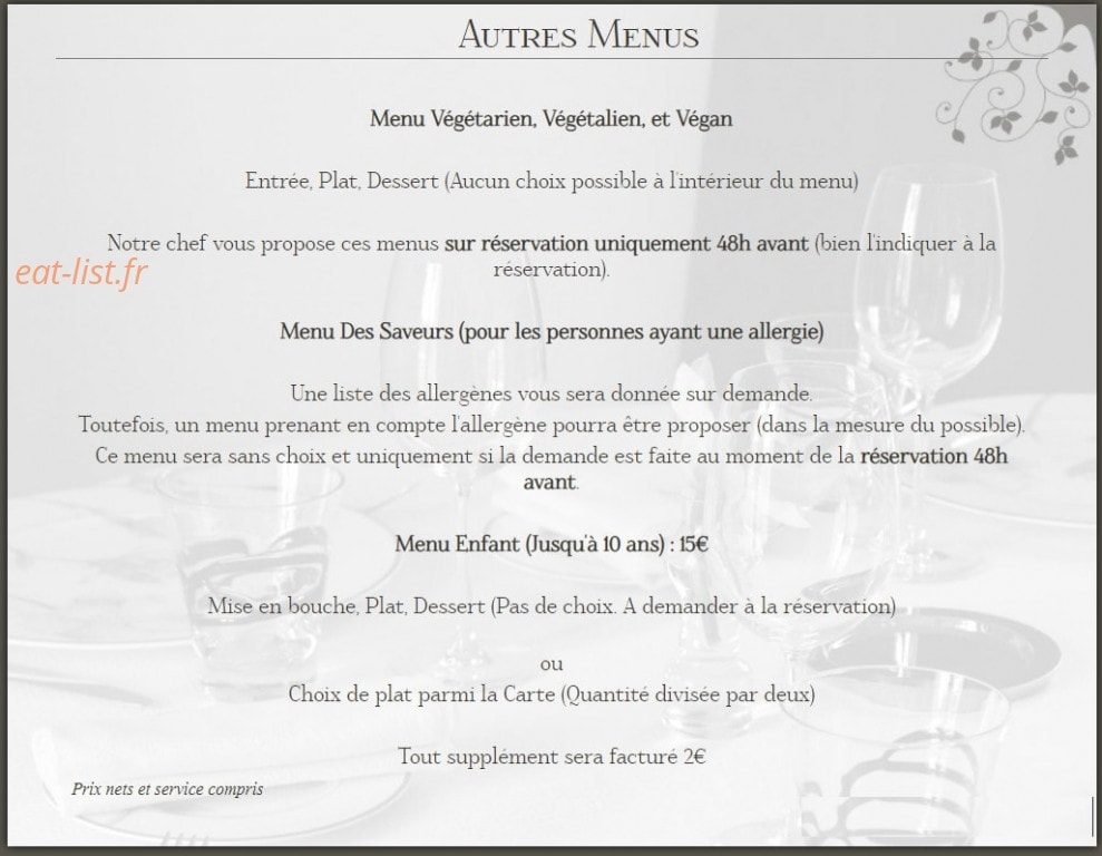 Boat aux saveurs — carte page 4