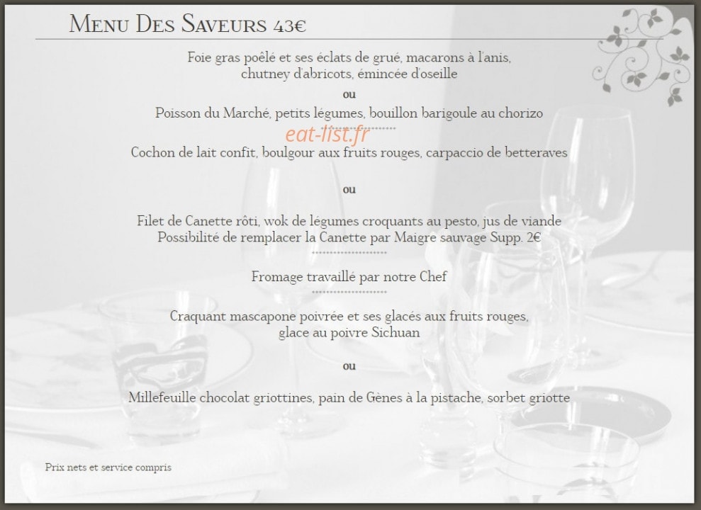 Boat aux saveurs — carte page 2