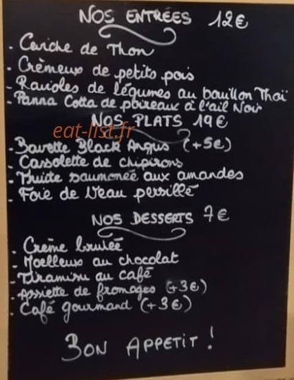 Café Divan — carte page 1