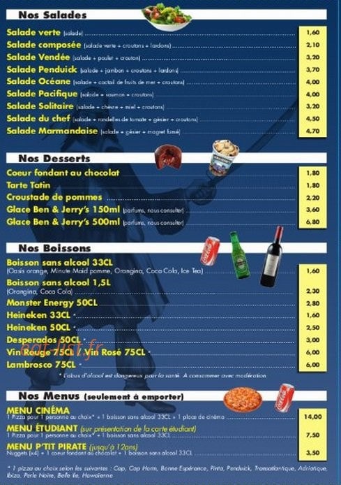Cap Pizza — carte page 5