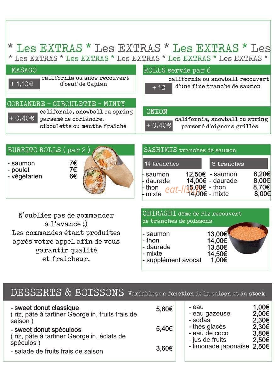Choux Wasabi — carte page 5