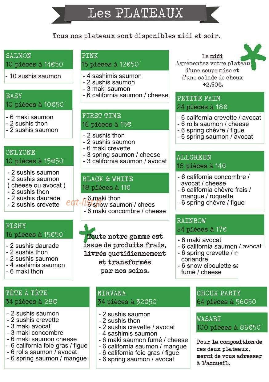 Choux Wasabi — carte page 4