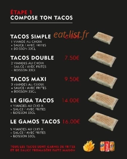 El taco — carte page 5