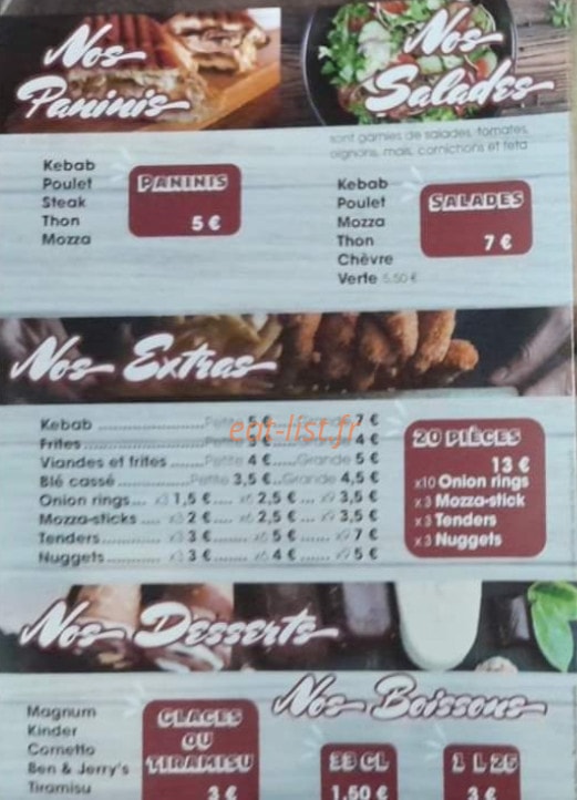 La cantine de marmande — carte page 4