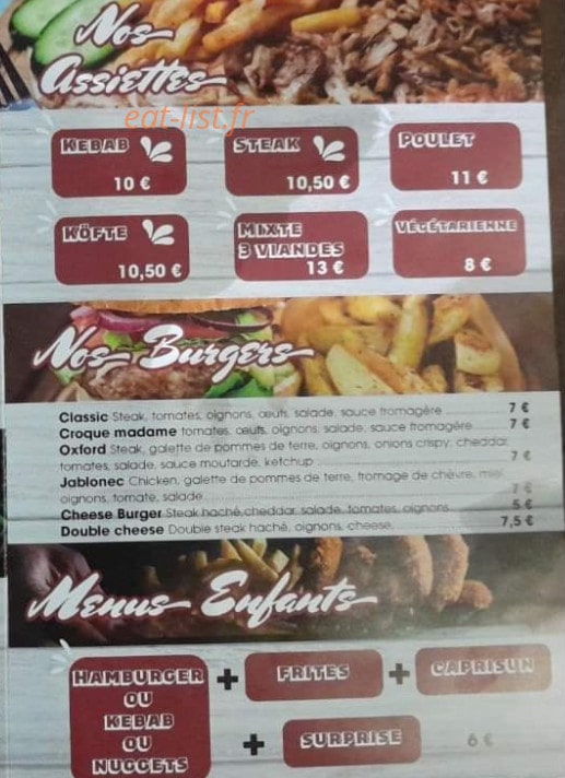 La cantine de marmande — carte page 2