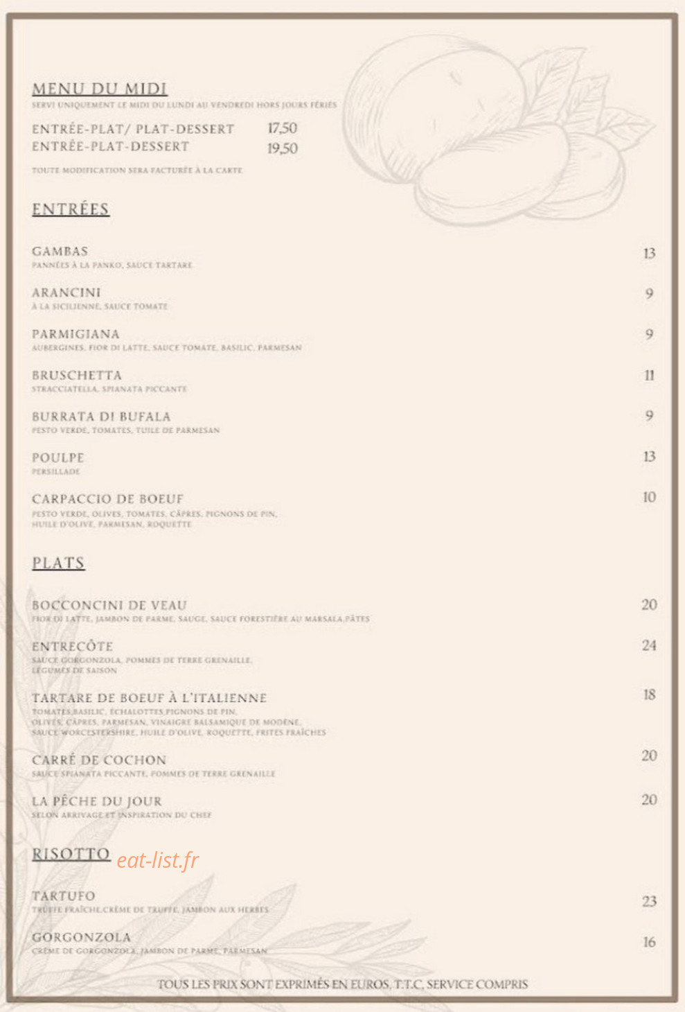Le Lamezia — carte page 1