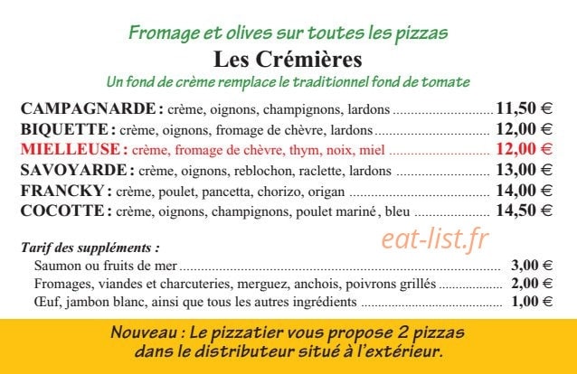 Le Pizzatier — carte page 5