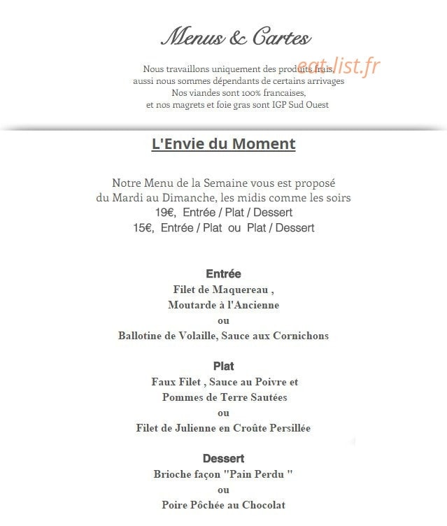 Les Glycines — carte page 1