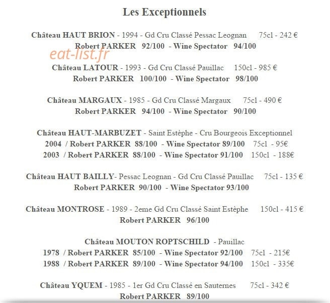 Les Glycines — carte page 8