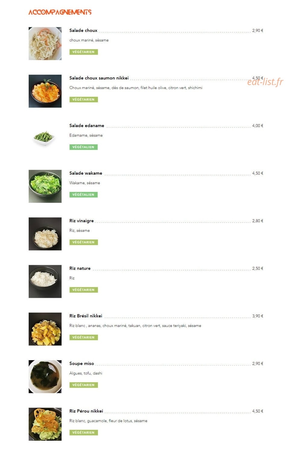 Omakaze — carte page 1