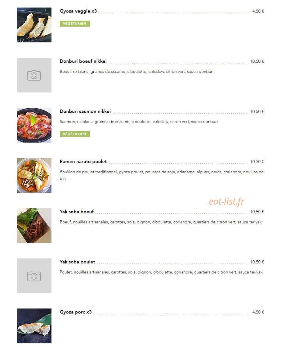 Omakaze — carte page 9