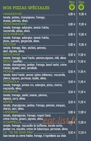 Pizza a cappella — carte page 2