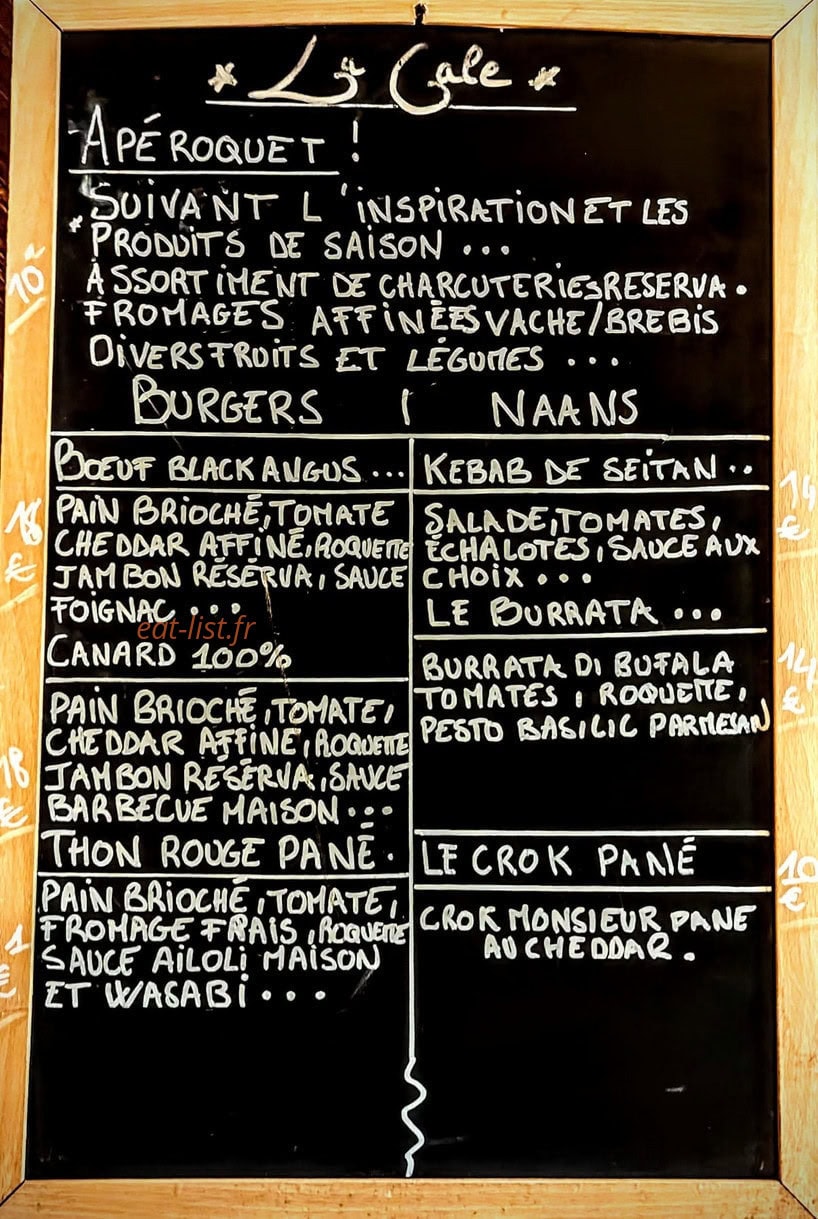 La Cale — carte page 1
