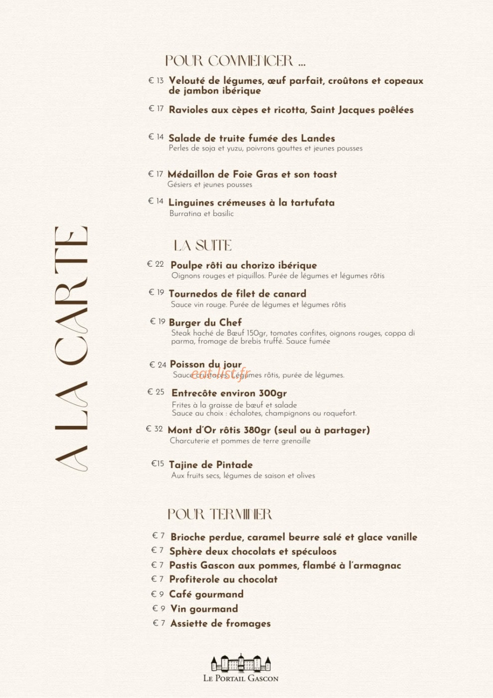 Le Portail Gascon — carte page 1