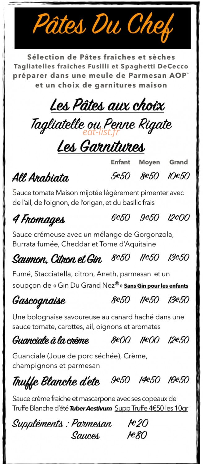 Globe Traiteur Gascon — carte page 3