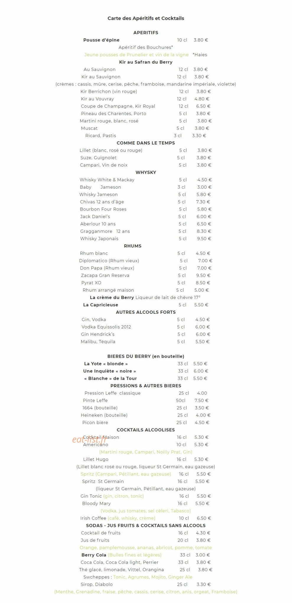 Le Prieuré — carte page 4