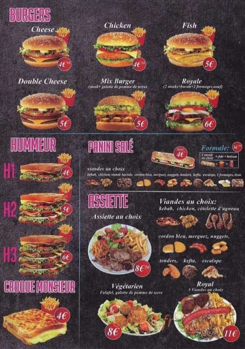 La palmeraie — carte page 4
